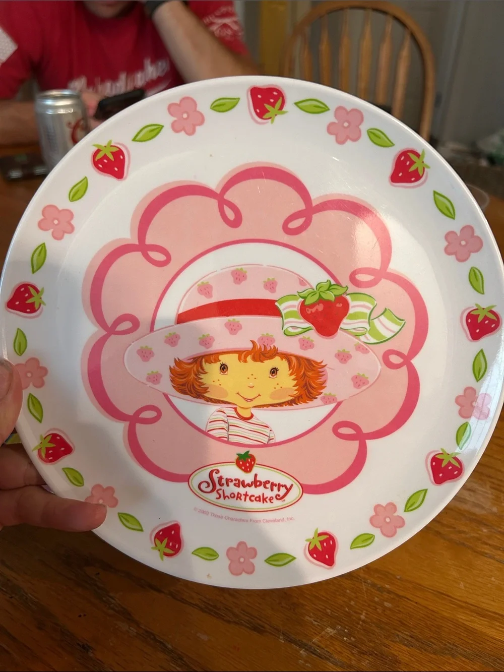 Strawberry Shortcake kids plate